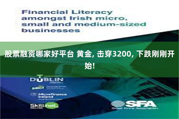 股票融资哪家好平台 黄金, 击穿3200, 下跌刚刚开始!